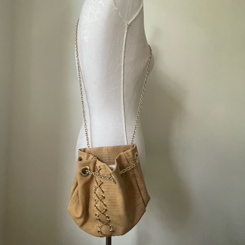 Neutral Cross Body Vegan Bag